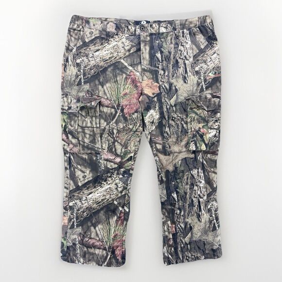 Mossy‎ Oak Pants Mens 3XL Camo Break Up Country Cargo Hunting Stretch Waist - Picture 1 of 9